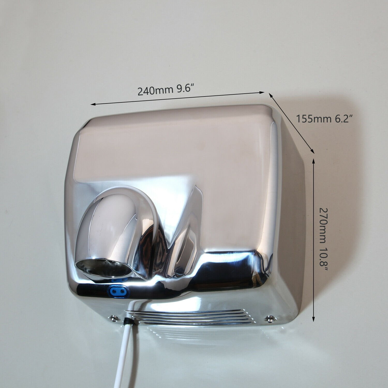 Heavy Duty Commercial High Speed Automatic Hot Hand Dryer Stainless